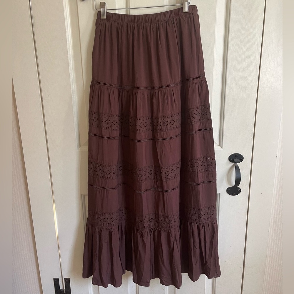 💖Boho Breeze Tiered Maxi Skirt💖 - Picture 6 of 16